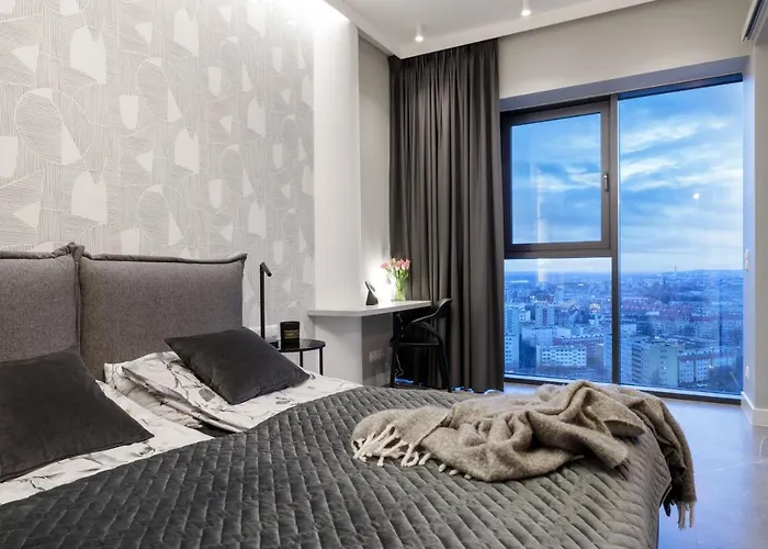 Ms Hanza Tower 20 Floor View Apartamento Szczecin